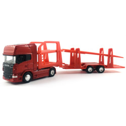 0237 Metalowy model Welly Truck Scania R730 V8 Transporter ciężarówka  1:64
