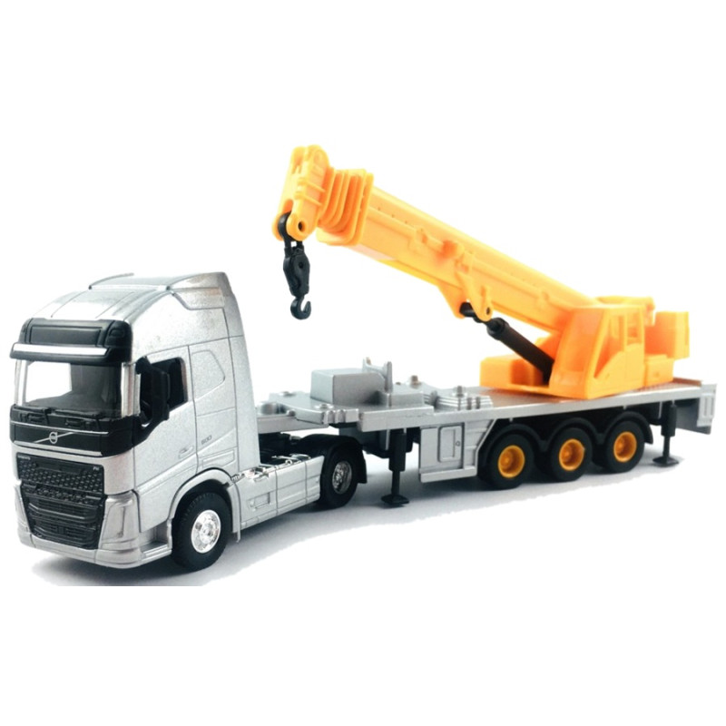 0551 Metalowy model Welly Truck Volvo F H Transporter ciężarówka 1:64