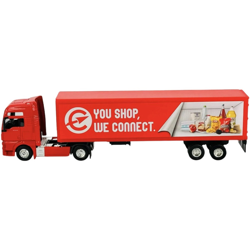 3118 Metalowy model Welly Truck Man TGX XXL Transporter ciężarówka 1:64