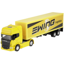 0216 Metalowy model Welly Truck Scania R 730 V8 Transporter ciężarówka 1:64