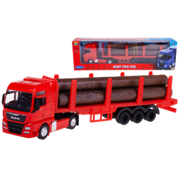 0346 Metalowy model Welly Truck Man TGX XXL Transporter ciężarówka 1:64 