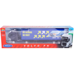 0186 Metalowy model Welly Truck Volvo F H Transporter ciężarówka  1:64