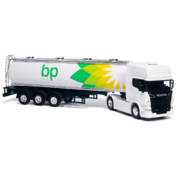 0162 Metalowy model Welly Truck Scania R 730 V8 BP Transporter ciężarówka 1:64