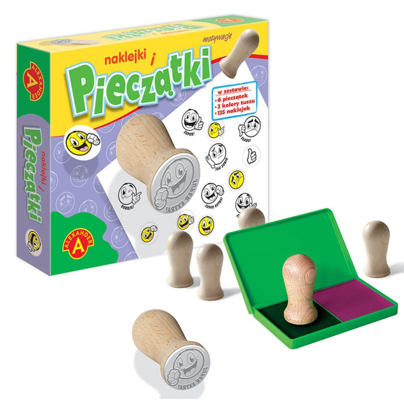 7649 ALEKSANDER PIECZĄTKI I NAKLEJKI MOTYWACYJNE