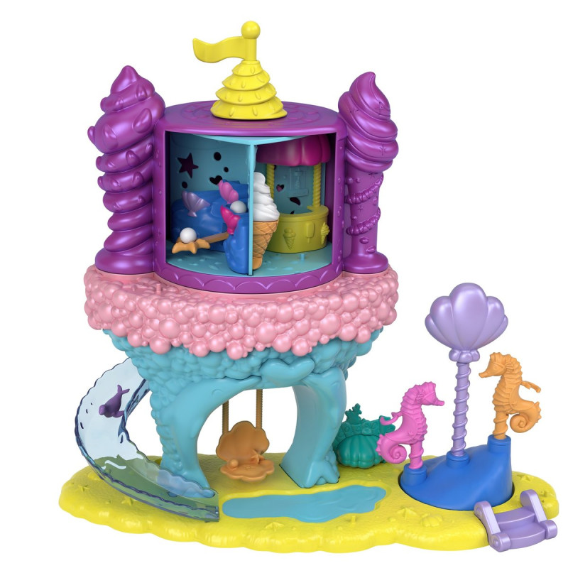 4119 POLLY POCKET LUNAPARK ZATOKA SYREN + 2 LALKI