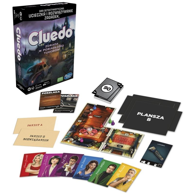 8027 HASBRO GRA PLANSZOWA CLUEDO ESCAPE ROOM 
