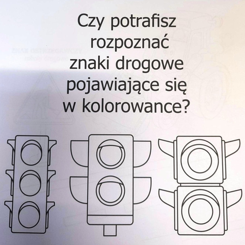 4945 Kolorowanka Poznajemy znaki drogowe 30 kartek super zabawy