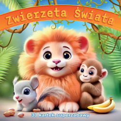 5386 Kolorowanka Zwierzęta Świata 30 kartek super zabawy zwierzaki