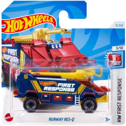 METALOWY SAMOCHODZIK HOT WHEELS RUNWAY RES-Q HW FIRST RESPONSE 9/250