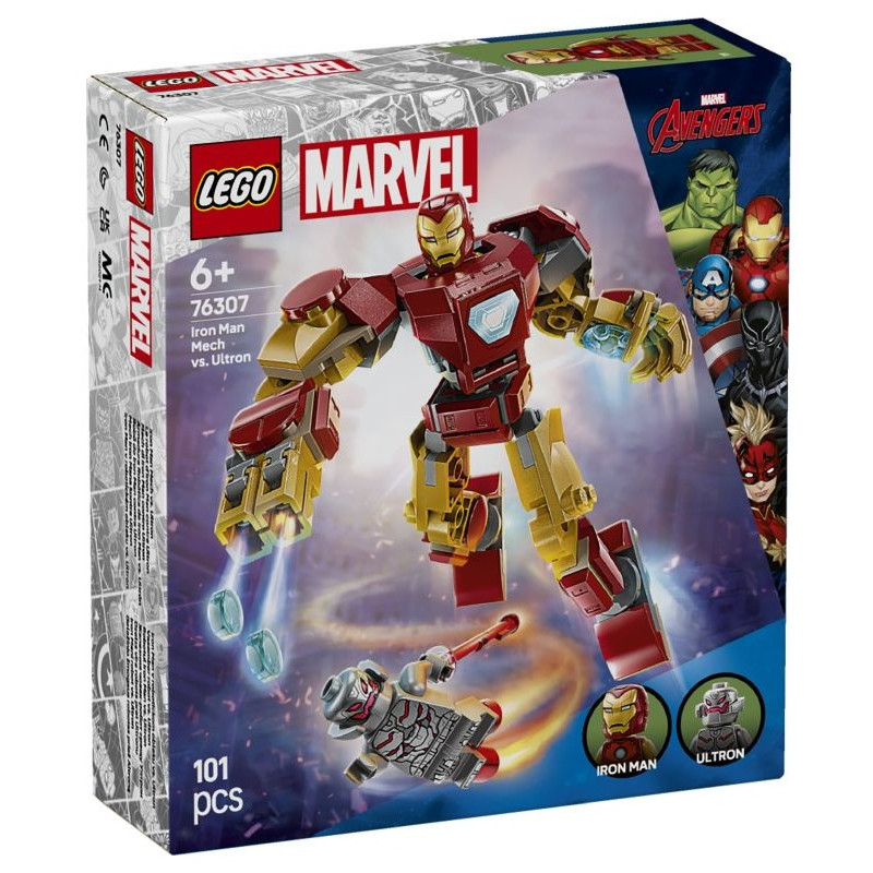 76307 Klocki Lego Marvel Iron Mana kontra Ultron 101 elementów
