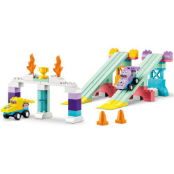 10478 Klocki Lego Duplo Kreatywne rampy 3 w 1 z pojazdami  111 elementów