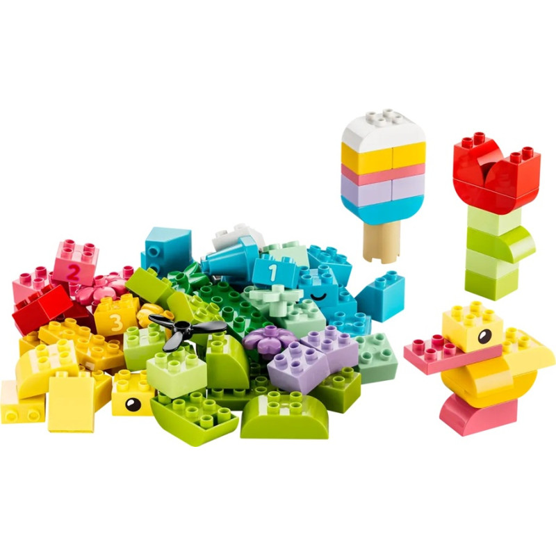 10479 Klocki Lego Duplo Kreatywne pudełko pełne kolorów 80 elementów 