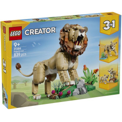 31386 Klocki Lego Creator Dzikie zwierzęta: Dumny lew 839 elementów