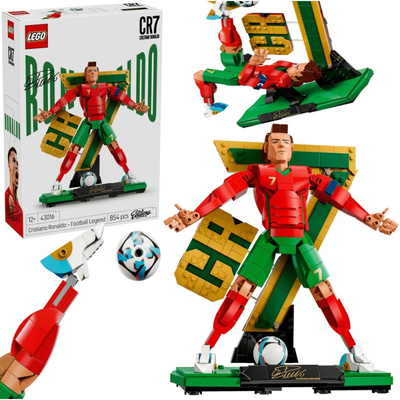 43016 Klocki Lego Cristiano Ronaldo piłkarska legenda CR7 854 elementy