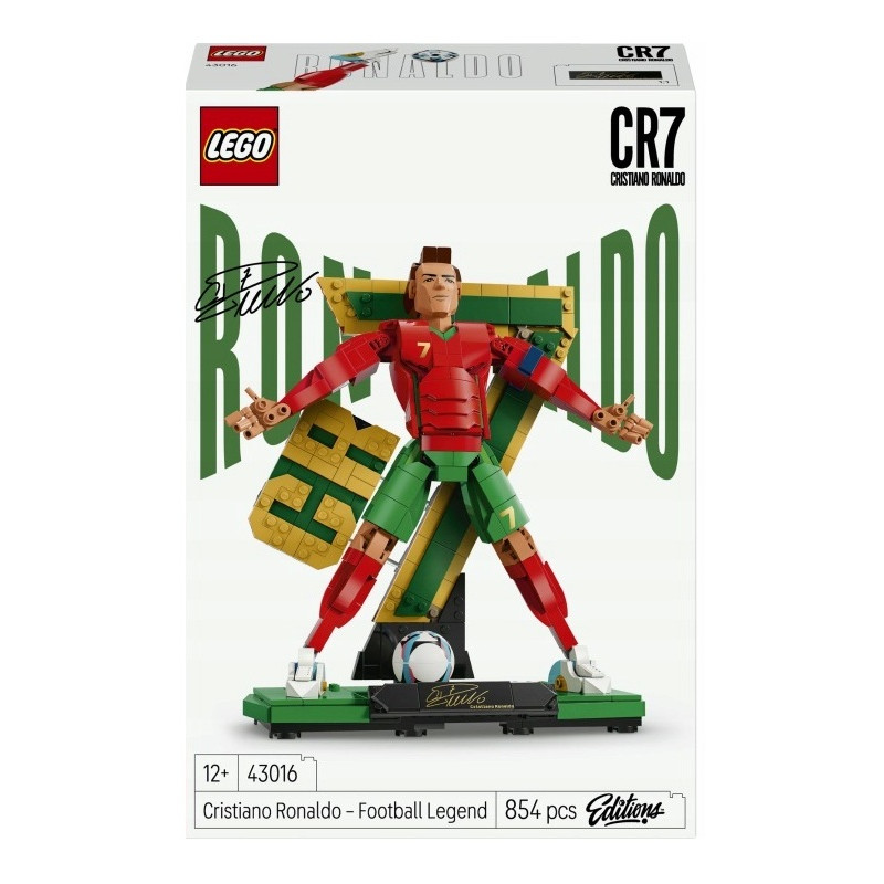 43016 Klocki Lego Cristiano Ronaldo piłkarska legenda CR7 854 elementy
