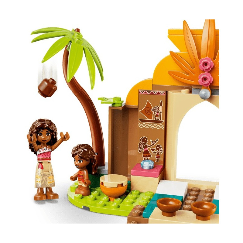 43282 Klocki Lego Disney Vaiana Wiejska chatka i łódź  85 elementów