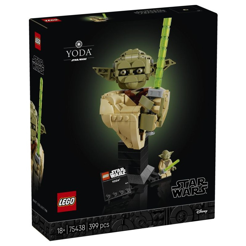 75438  Klocki Lego Star Wars Popiersie Yody 399 elementów