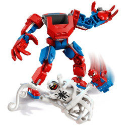 76308 Klocki Lego Marvel Mech Spider-Mana kontra Anti-Venom 107 elementów