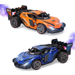 8924 Auto RC zdalnie sterowane sportowe dym para światła akumulator 24,5 cm