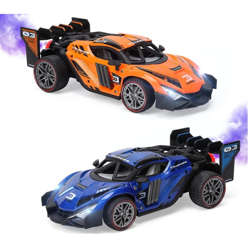 8924 Auto RC zdalnie sterowane sportowe dym para światła akumulator 24,5 cm