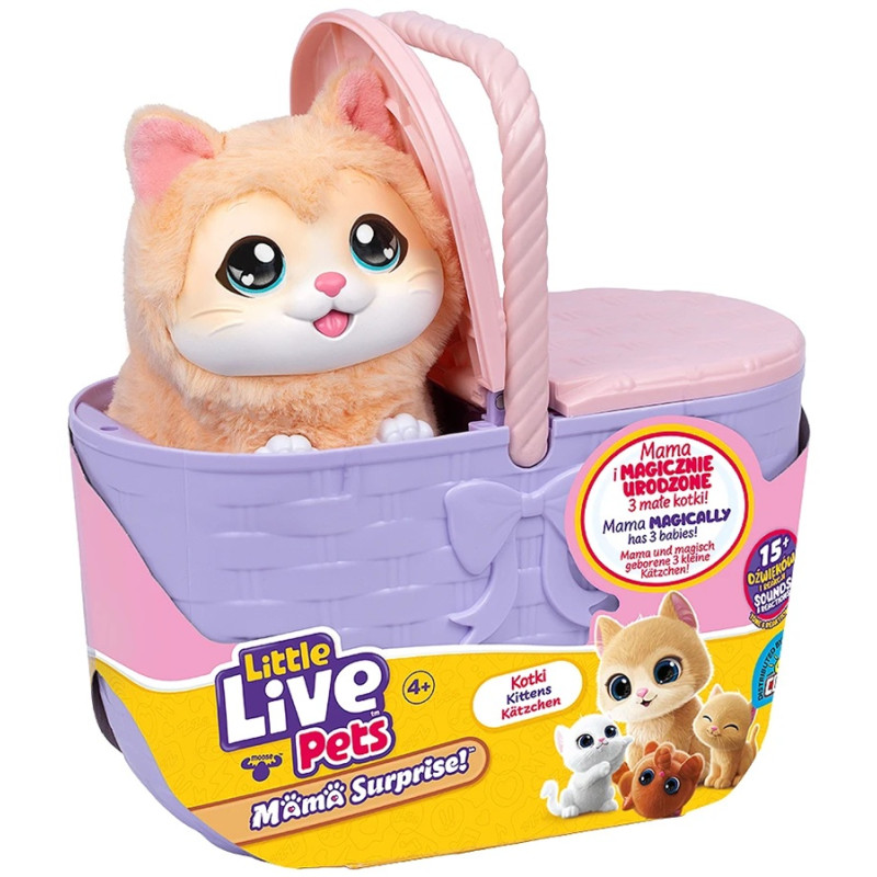 1440 Little Live Pets Mama Surprise Kotki Odkryj magiczny świat kociej rodziny