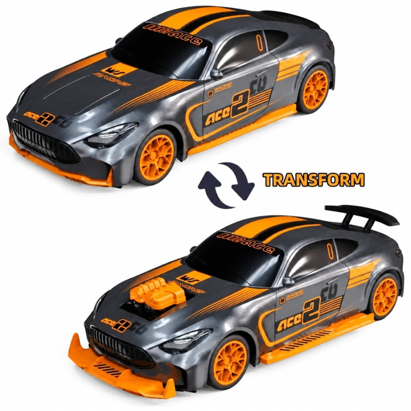 5063 Auto Zdalnie Sterowane RC Wyścigowe Transformacja 2.4GHz 1:16 Światła