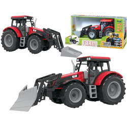7102 Duży Traktor Ciągnik Rolniczy Ładowarka Łyżka Ruchoma Zabawka 