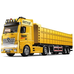 2688 Duża Ciężarówka TIR Wywrotka Naczepa Światło Dźwięk Auto dla Dzieci
