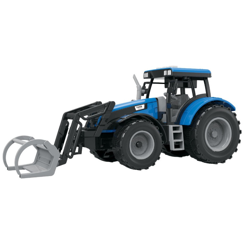 7102 Duży Traktor Ciągnik Rolniczy Ładowarka Łyżka Ruchoma Zabawka 