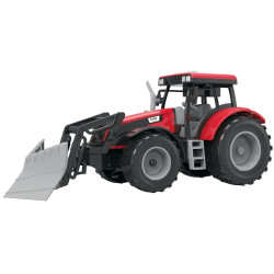 7102 Duży Traktor Ciągnik Rolniczy Ładowarka Łyżka Ruchoma Zabawka 