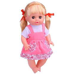 6091 Lalka Interaktywna Pije Siusia Nocnik Butelka 12 Dźwięków  29 cm