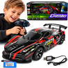 3489 Auto Zdalnie Sterowane Rc 1:10 Duże Wyścigowe Akumulator Pilot 2,4 GHz 