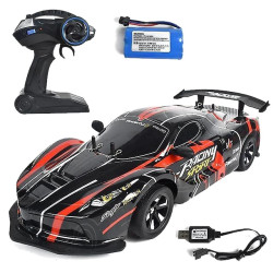 3489 Auto Zdalnie Sterowane Rc 1:10 Duże Wyścigowe Akumulator Pilot 2,4 GHz 