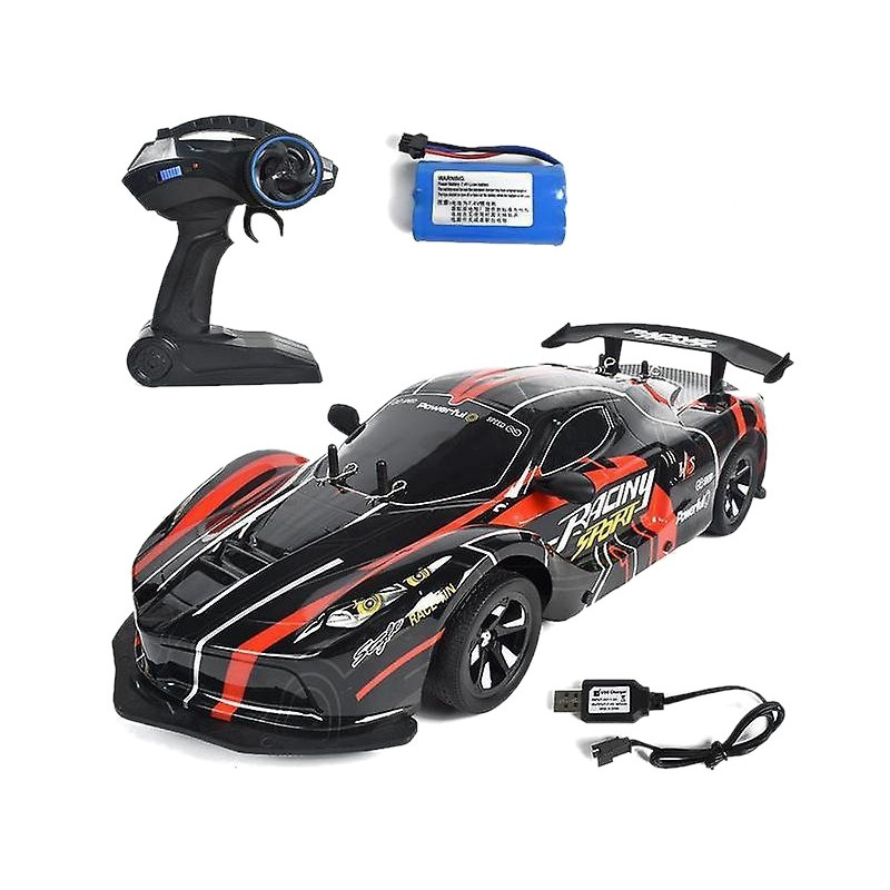 3489 Auto Zdalnie Sterowane Rc 1:10 Duże Wyścigowe Akumulator Pilot 2,4 GHz 