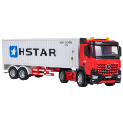 2475 Ciężarówka Rc Tir Zdalnie Sterowana Z Naczepą Kontener Światła