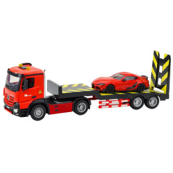 2468 Laweta RC TIR zdalnie sterowany ciężarówka z autem światła dźwięk 