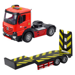 2468 Laweta RC TIR zdalnie sterowany ciężarówka z autem światła dźwięk 