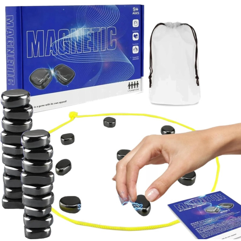 5362 Gra Magnetyczna Magnesy Kamienie Zręcznościowa Rodzinna Dla Dzieci 9+ 