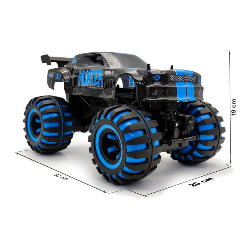 4905 Auto Zdalnie Sterowane Rc Monster Truck Świecące Koła Światła 6+ 