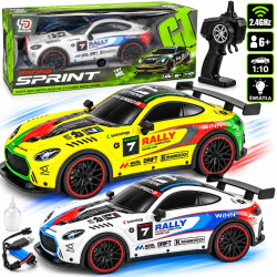 4578 Auto Zdalnie Sterowane RC 1:10 Duże Światła 2,4 GHz Pilot 6+