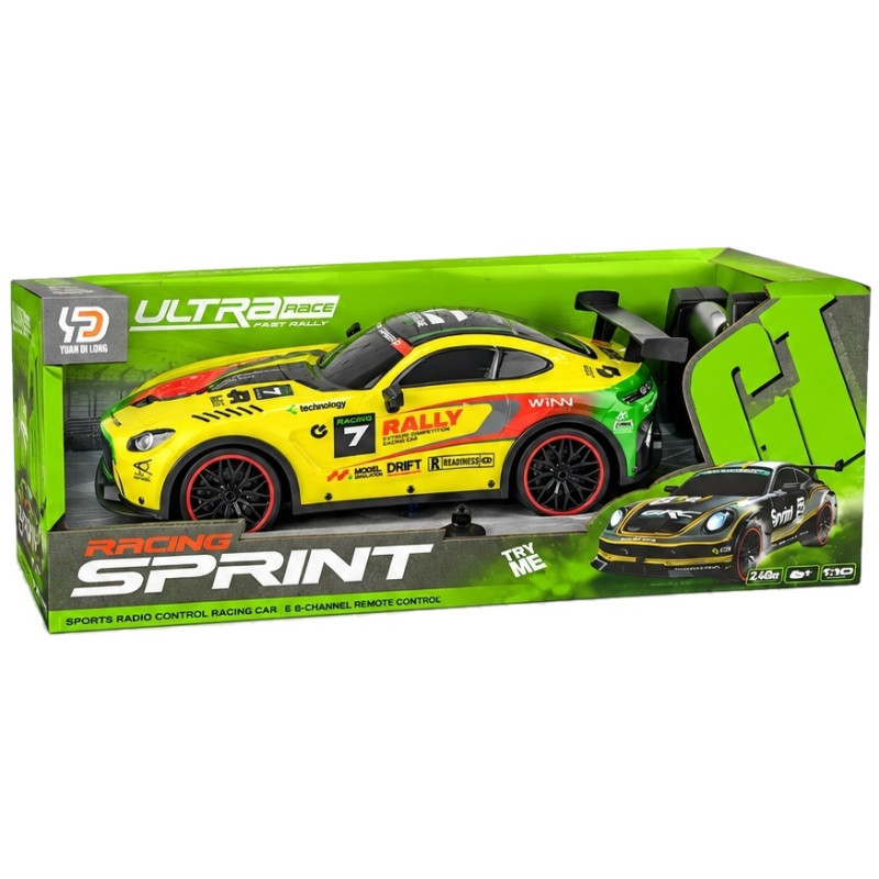 4578 Auto Zdalnie Sterowane RC 1:10 Duże Światła 2,4 GHz Pilot 6+