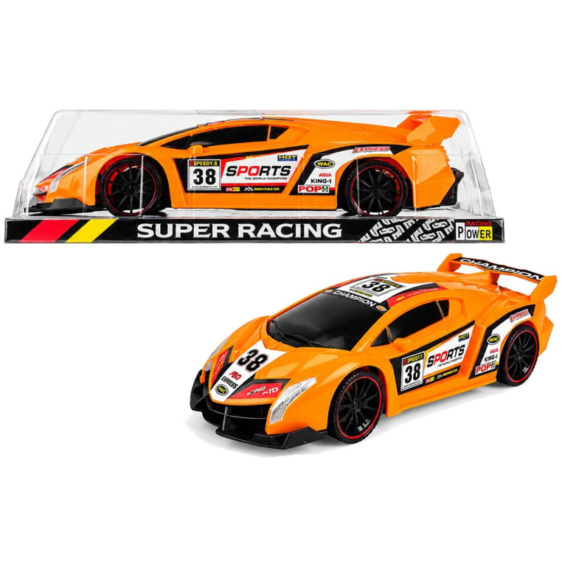 6543 Sportowe auto z napędem pull-back wyścigówka pojazd