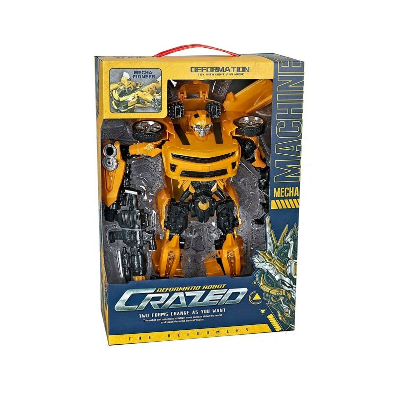 1090 DUŻY ROBOT TRANSFORMUJĄCY 2w1 POJAZD FIGURKA