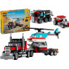 31146 KLOCKI LEGO CREATOR 3w1 CIĘŻARÓWKA Z PLATFORMĄ I HELIKOPTEREM