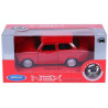 1:34 METALOWY MODEL WELLY TRABANT 601 PRL CZERWONY 43654