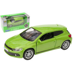 1:34 METALOWY MODEL WELLY VOLKSWAGEN VW SCIROCCO ZIELONY 43615