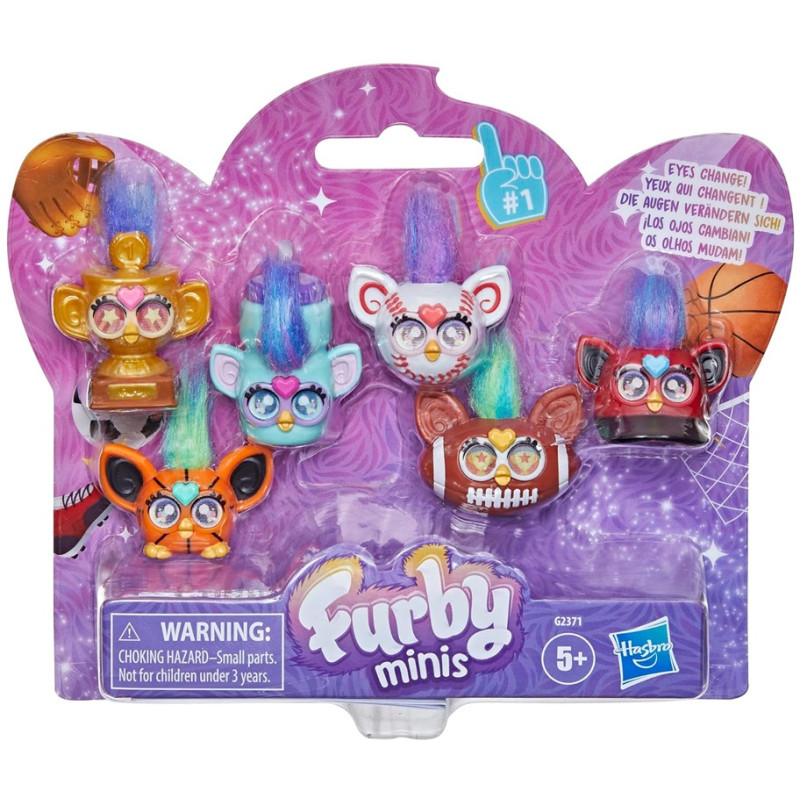 4831 Furby Minis Zestaw 6 mini figurek kolekcjonerskich sportowych Hasbro 