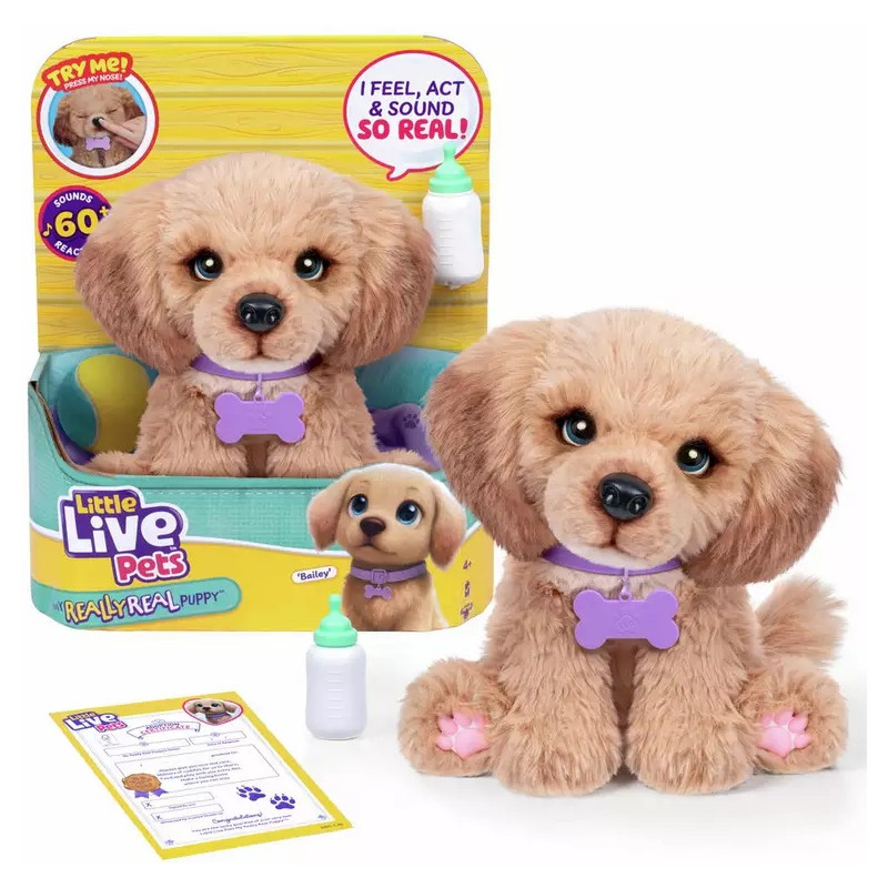 1525 Mój Prawdziwy Szczeniaczek Bailey Little Live Pets Interaktywna Maskotka 4+