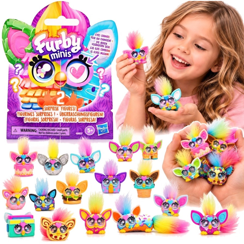 5167 Furby Minis Zestaw Niespodzianka 2 figurek kolekcjonerskich Hasbro