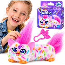 0185 Furby DJ Furblets Berry-Cub-Cake Rozciągliwa Interaktywna Maskotka Hasbro